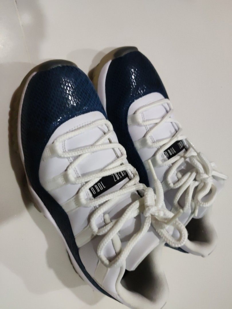 White and sales blue snakeskin 11