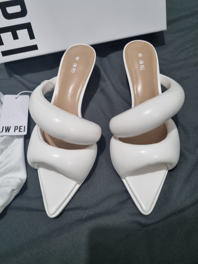 JW PEI, Shoes, Jw Pei Sara White Sandals