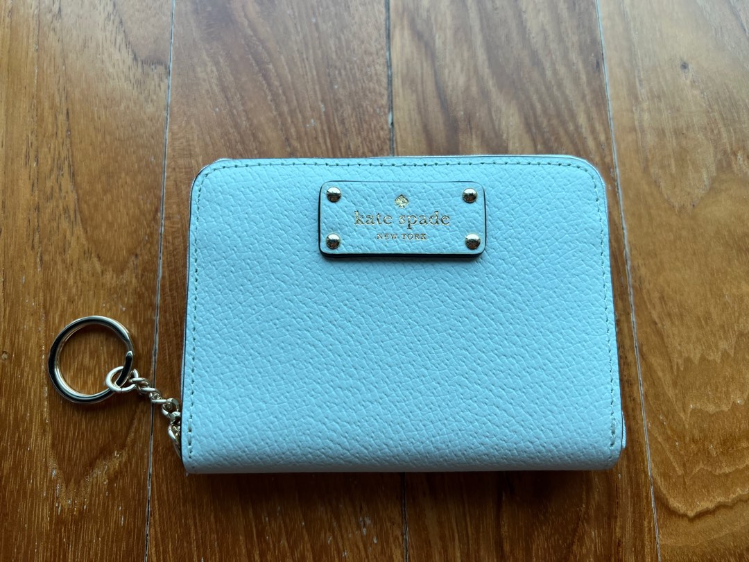 Kate spade best sale light blue wristlet