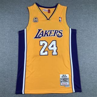 Los Angeles Lakers 24 Kobe Bean Bryant AF 100 years anniversary city nba  basketball swingman jersey