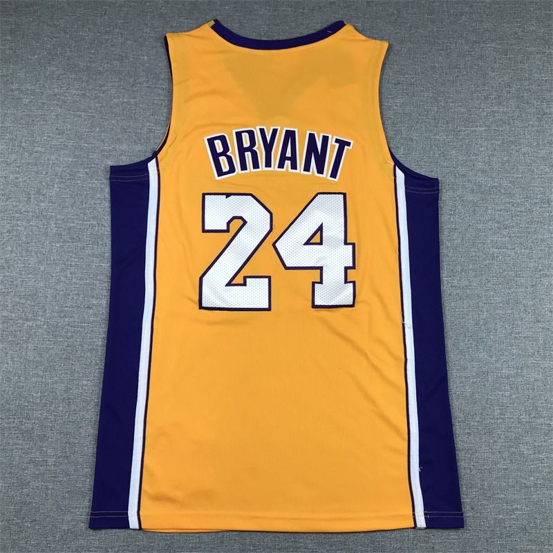Yellow kobe shop bryant jersey