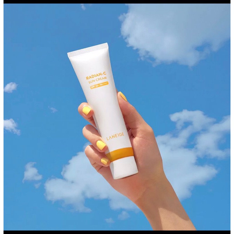 Laneige radian c sun cream on Carousell