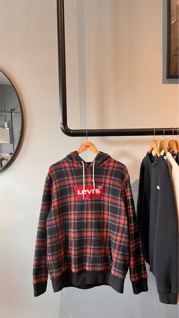 Tartan levis discount hoodie