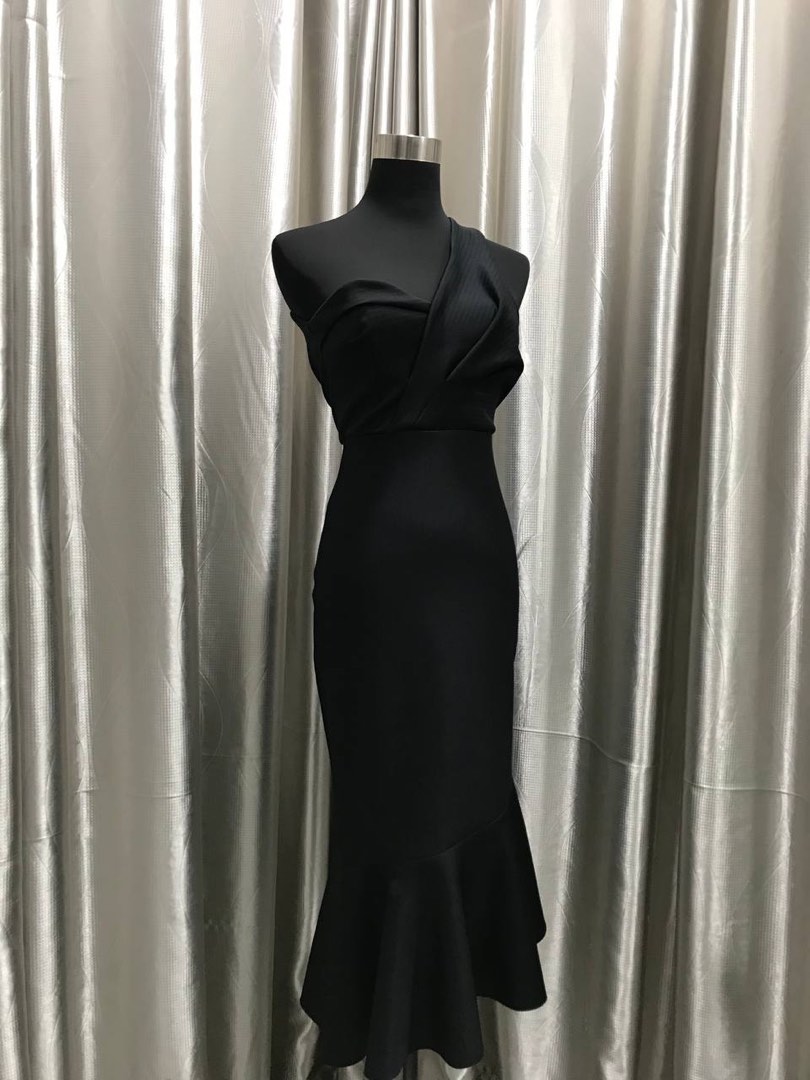 Miss selfridge black top dress