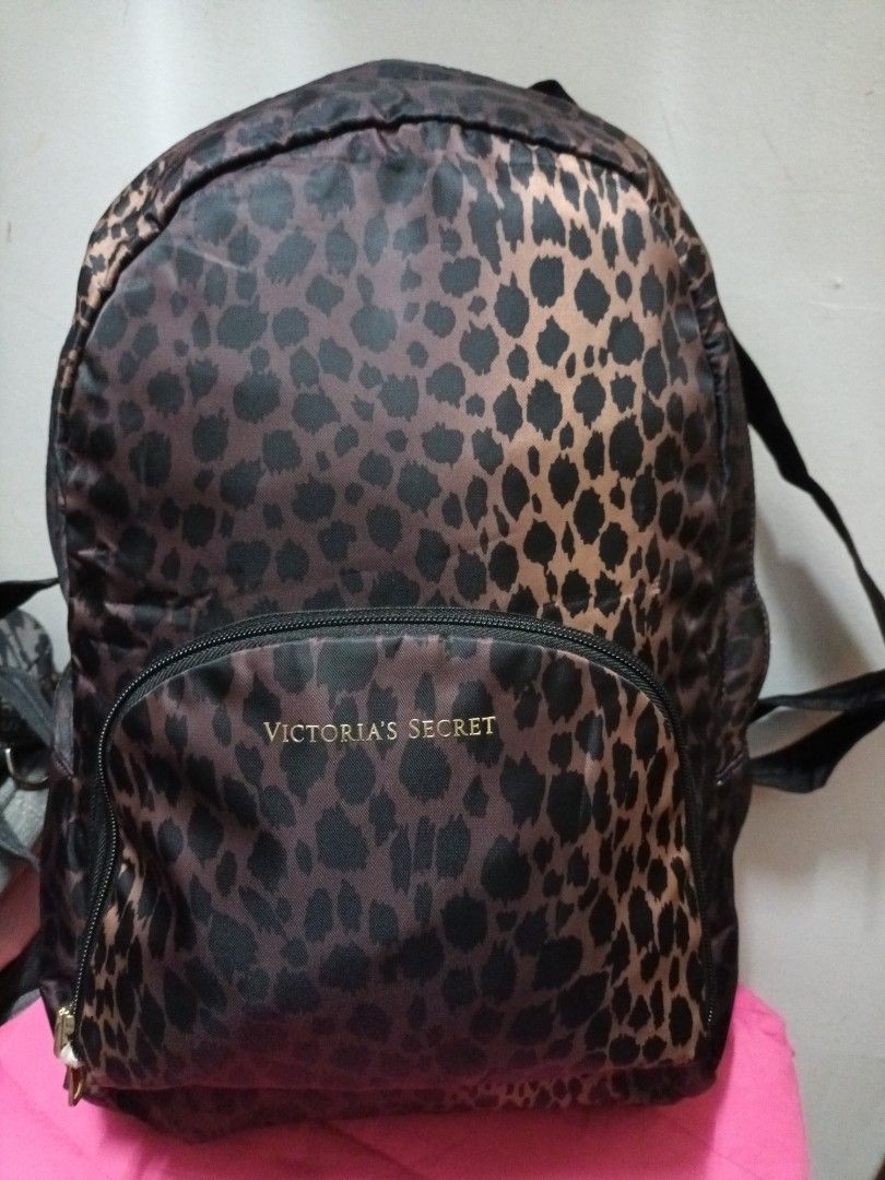 Victoria secret leopard backpack best sale