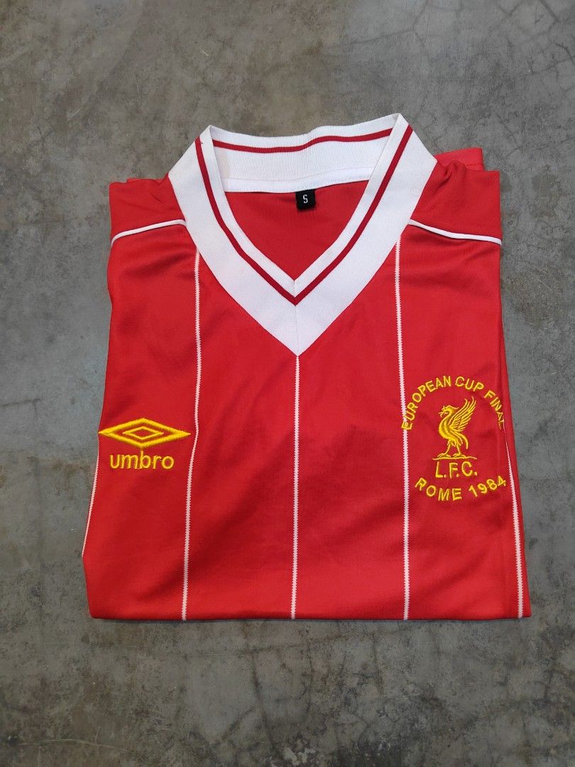 RARE VINTAGE LIVERPOOL 1984 EUROPEAN CUP FINAL UMBRO JERSEY