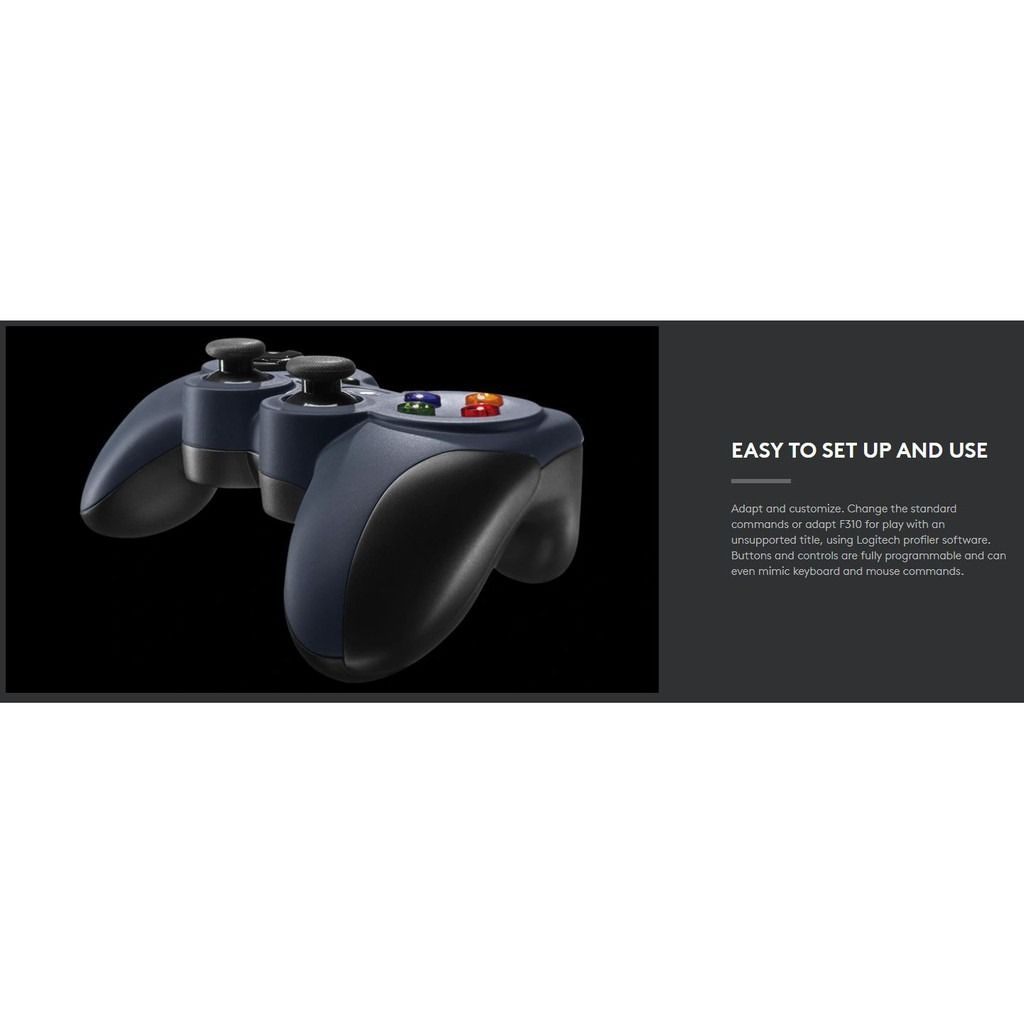 Logitech F310 Gamedpad Game Controller, Video Gaming, Gaming ...