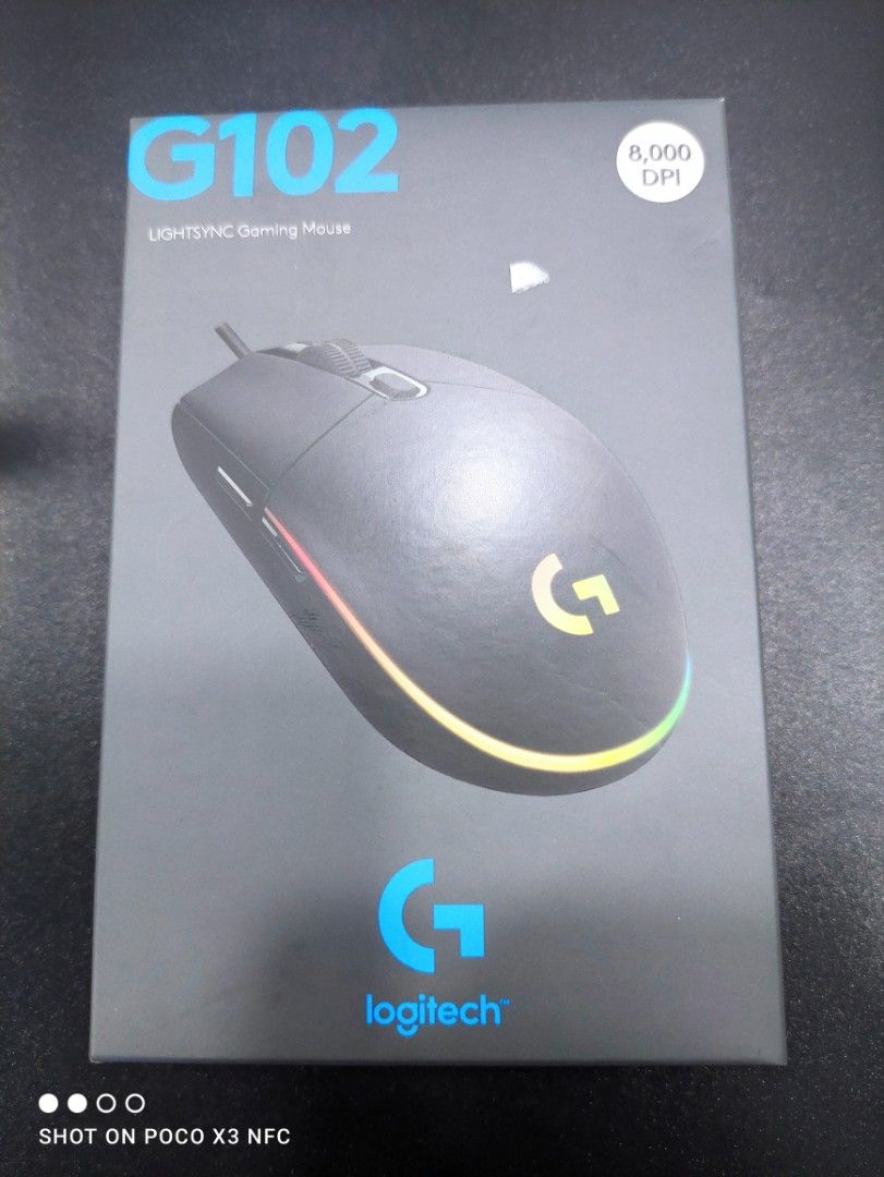 LOGITECH G102 MOUSE BLACK (Category: Mouse & Mousepads) located in Makati City. Submitted by yomyom_onlineshop (Listing ID 1240280009, Image 1). Description: For Sale Only Brandnew Sealed No To trade/SWAP Delivery within the day Taguig Market Market Can book Via lalamove Less Time Less Effort Cod,Gcash,Banktransfer.