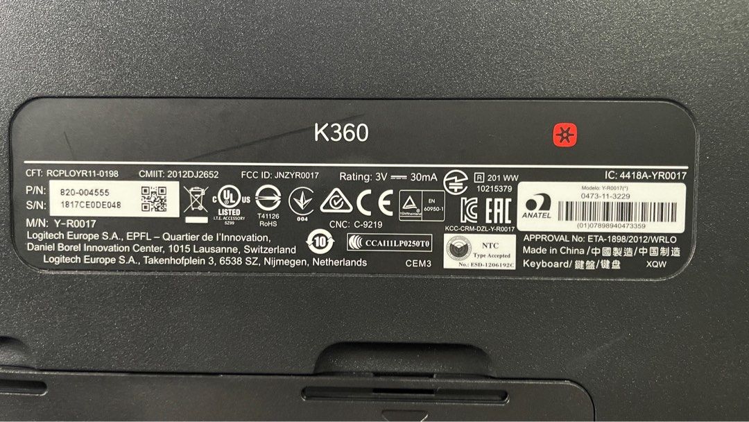 Logitech K360 & M325 Unifying KB & mouse (with batteries) on Carousell