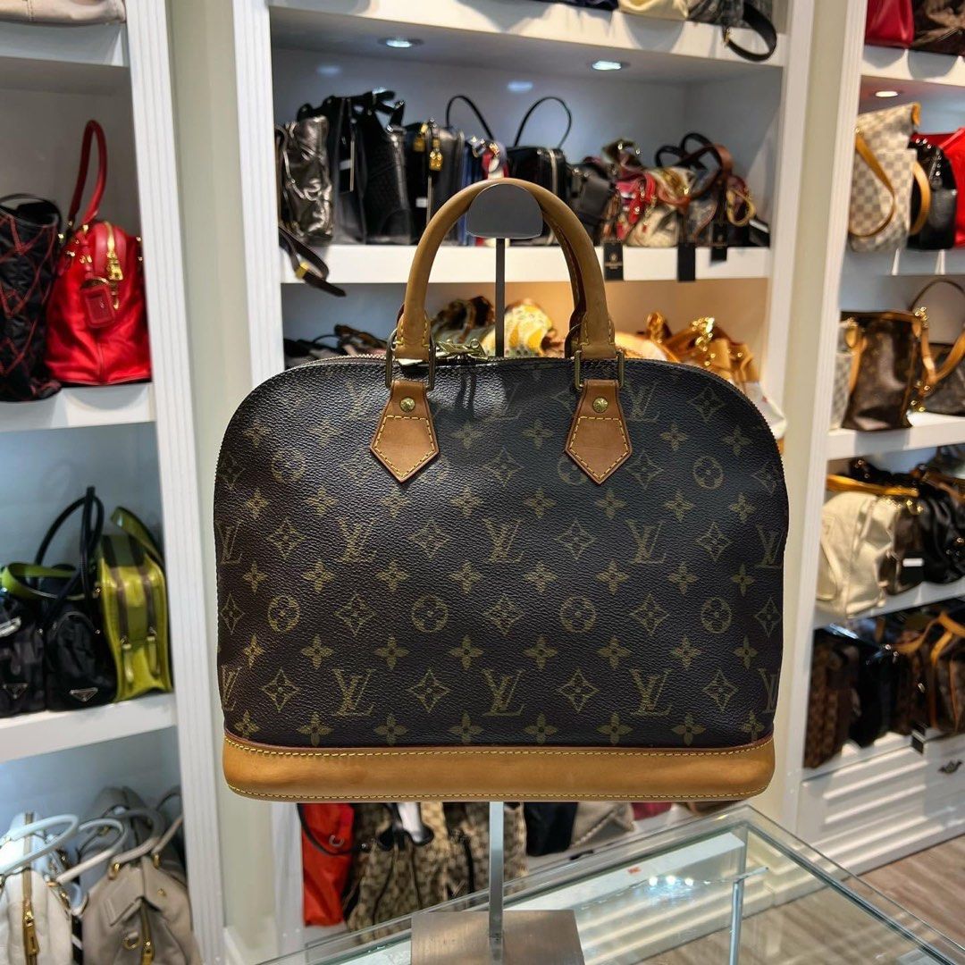 LV Alma Bb Monogram Authentic, Luxury, Bags & Wallets on Carousell