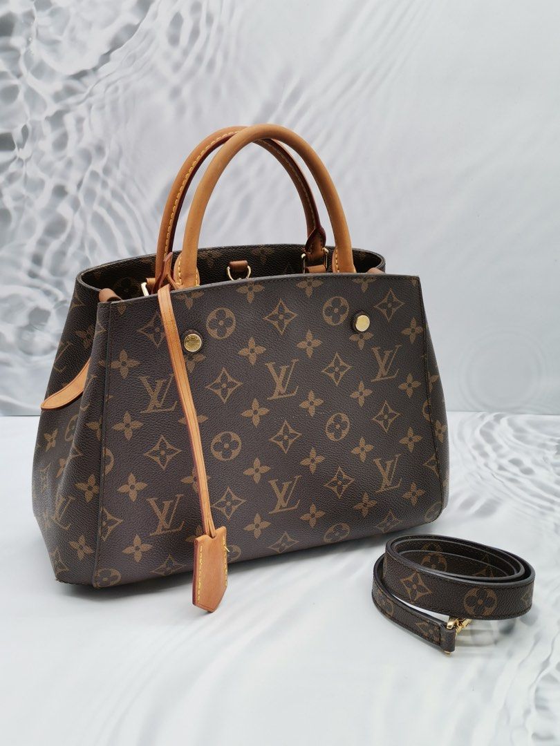 LOUIS VUITTON MONTAIGNE BB MONOGRAM CANVAS Luxury Bags Wallets