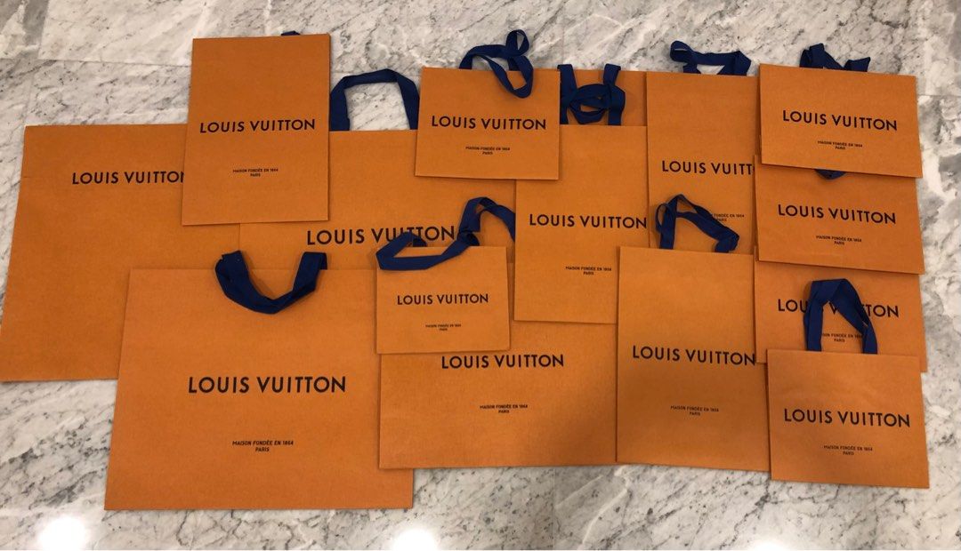 Authentic Louis Vuitton Paper Shopping Bag - multiple sizes available