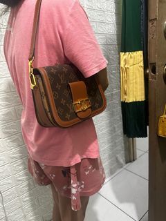 Genuine LV Mini Dauphine Lock XL In Reverse Monogram Canvas, Luxury, Bags &  Wallets on Carousell