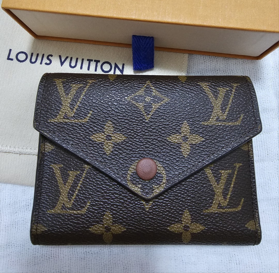 Louis Vuitton - Authenticated Victorine Wallet - Cloth Brown for Women, Very Good Condition