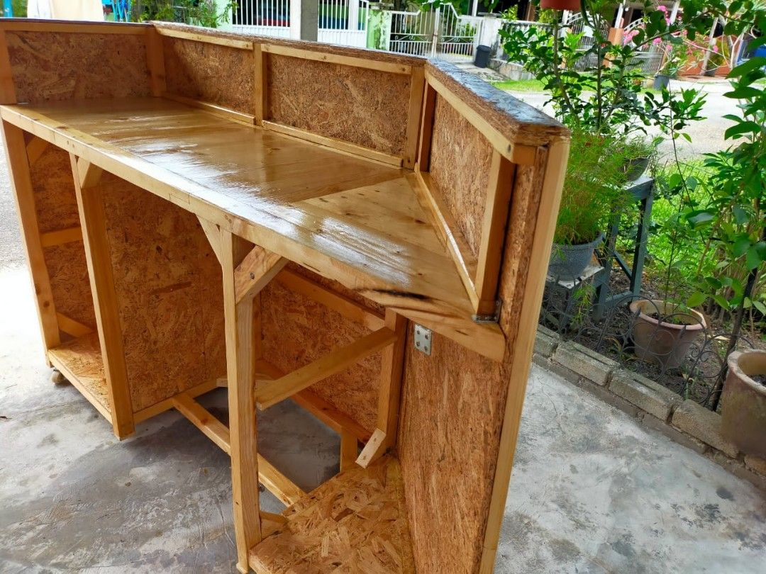 Meja kaunter Kedai Kayu, Furniture & Home Living, Furniture, Tables