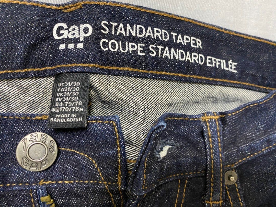 Gap standard taper jeans online