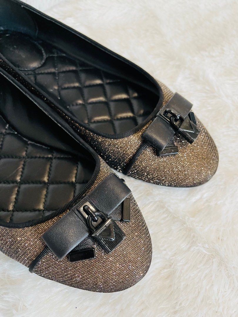 Michael kors alice chain 2025 mesh ballet flat
