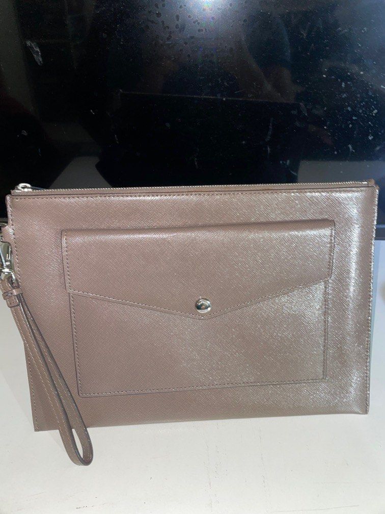 Michael kors xl zip clutch sales