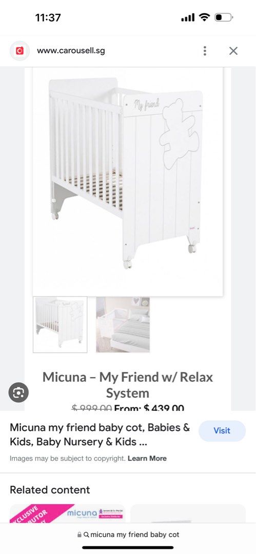 Micuna my friend baby cot review sale