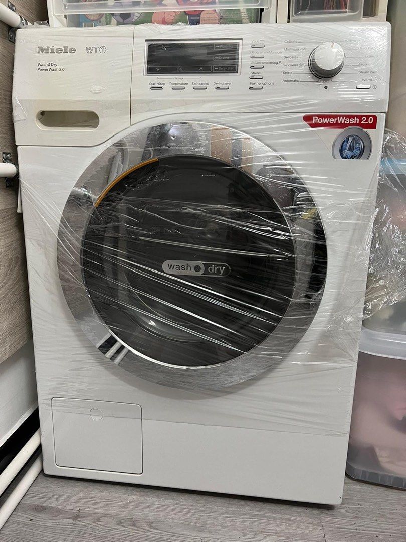 Miele Power Wash 2.0 (washing and drying), 家庭電器, 洗衣機及乾衣機 Carousell
