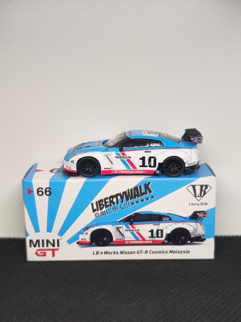 Mini GT #66 Nissan GTR Cosmic Malaysia, Hobbies & Toys, Toys 