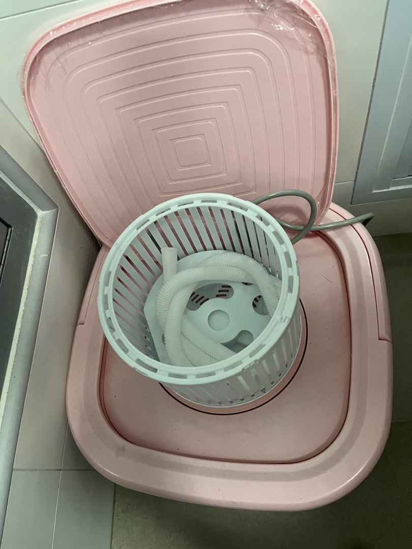 Pink Washing Machine Mini Mini washing machine, TV & Home Appliances, Washing Machines and Dryers ...
