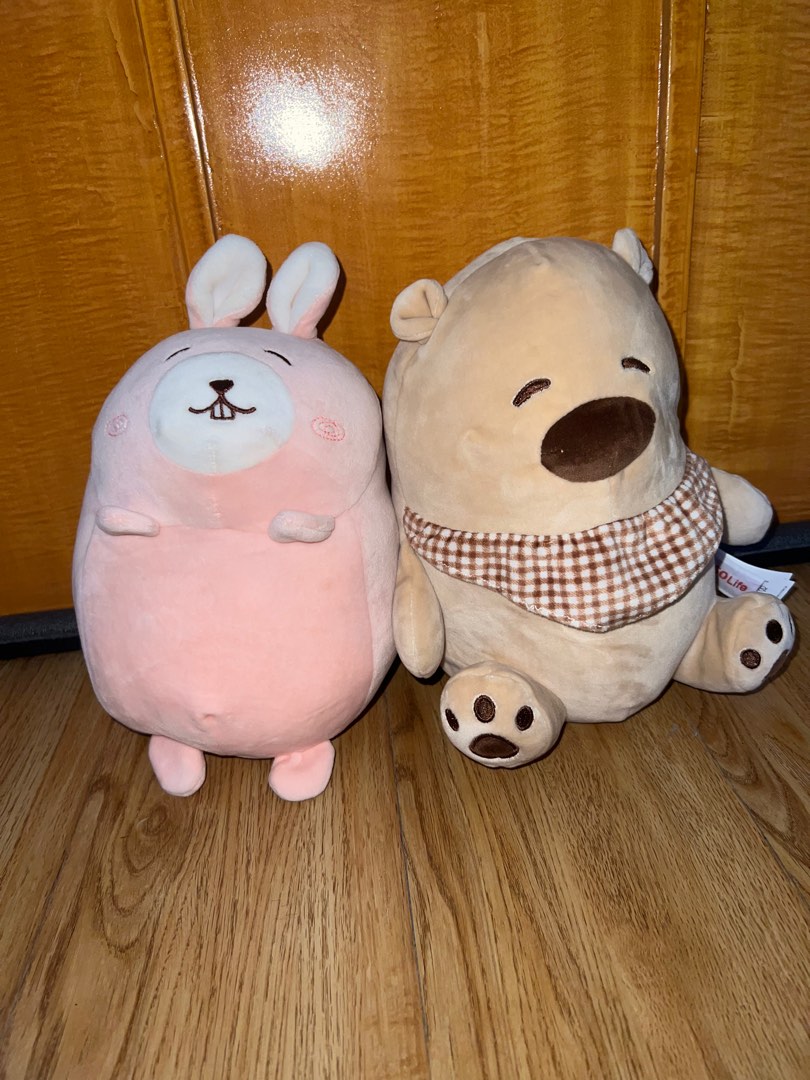 NEGOTIABLE GET 2 Miniso Plushies, Hobbies & Toys, Toys & Games on Carousell