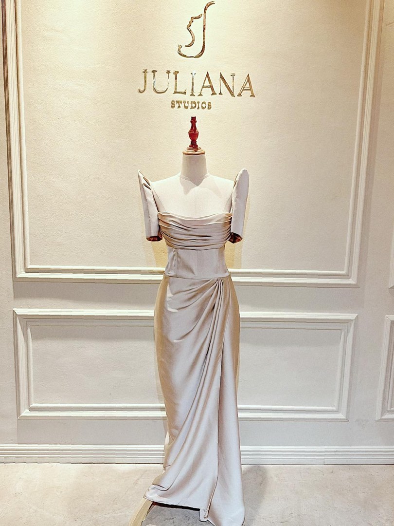 Modern Filipiniana Gown Dress RENT Women s Fashion Dresses
