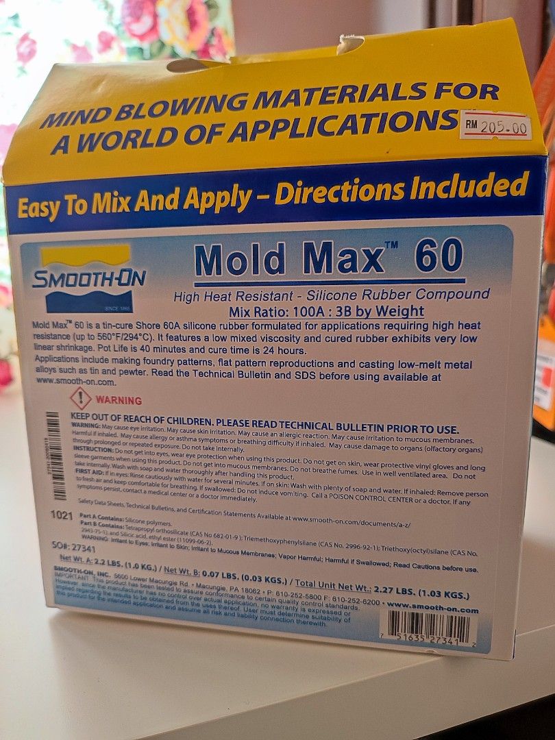  Mold Max 60 - High Heat Resistant Silicone Rubber