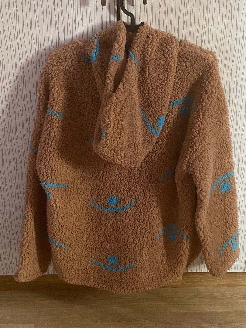 Monki teddy clearance hoodie