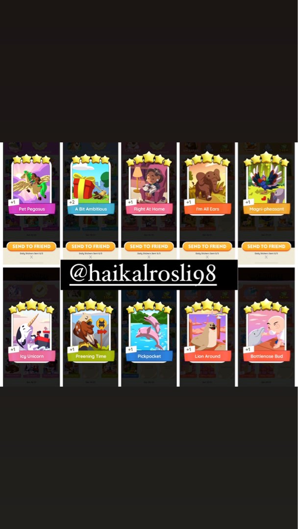 Monopoly Go Card, Hobbies & Toys, Toys & Games on Carousell
