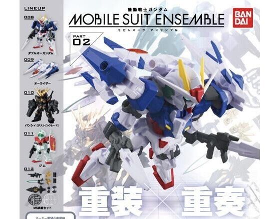 ⭐️ <MSE 02> Mobile Suit Ensemble Series 02 Part 02 - Gundam 00 / Gundam Banshee / RGM-79 GM (Set of 5) MSE02 Bandai Gachapon Gashapon (Category: Gundam Model Kits) located in Singapore. Submitted by gundamhobby (Listing ID 1240357202, Image 2). Description: Mobile Suit Ensemble Series 02 (Set of 5) • 008 : GN-0000 00 Gundam • 009 : GNR-010 0 Raiser • 010 : RX-0 Unicorn Gundam Banshee • 011 : RGM-79 GM • 012 : Equipment Set for Wave 02 ✅ Only for 
