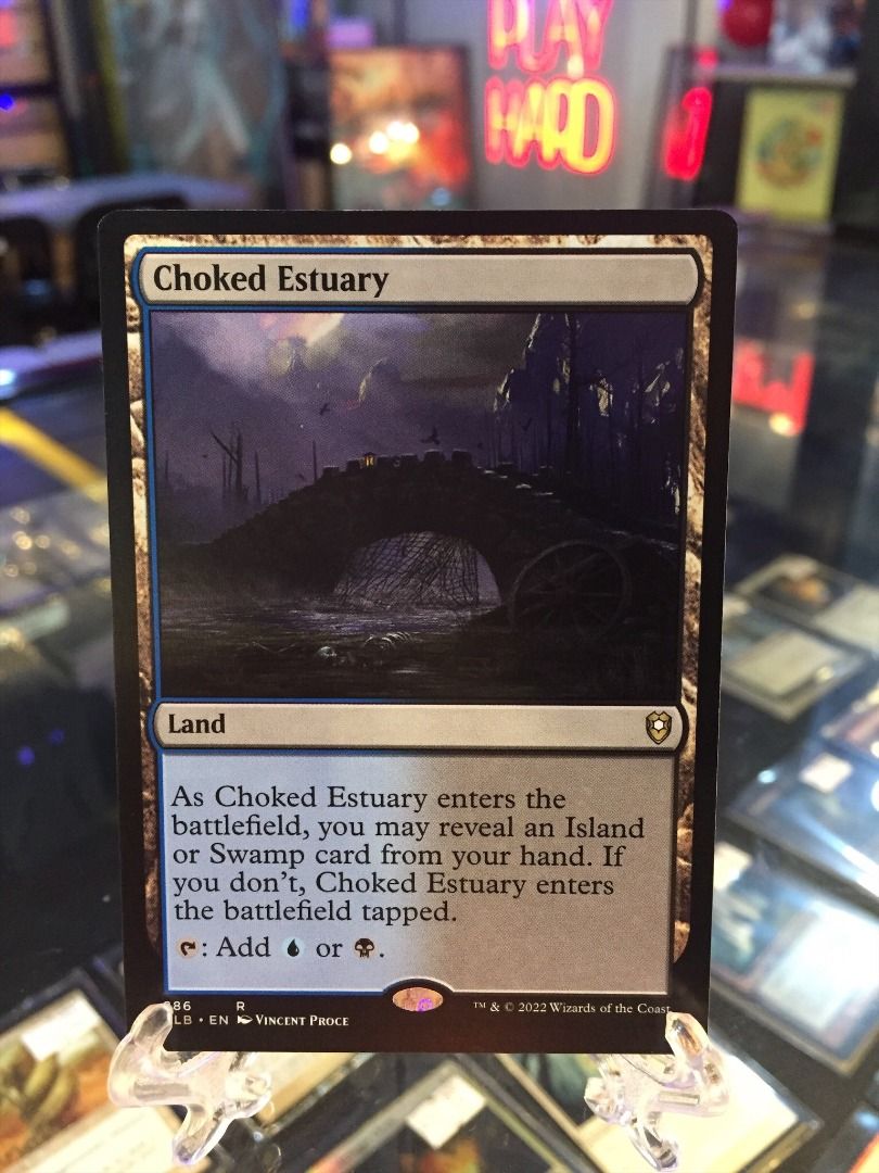 MTG Choked Estuary Legends Battle for Baldur's Gate] on
