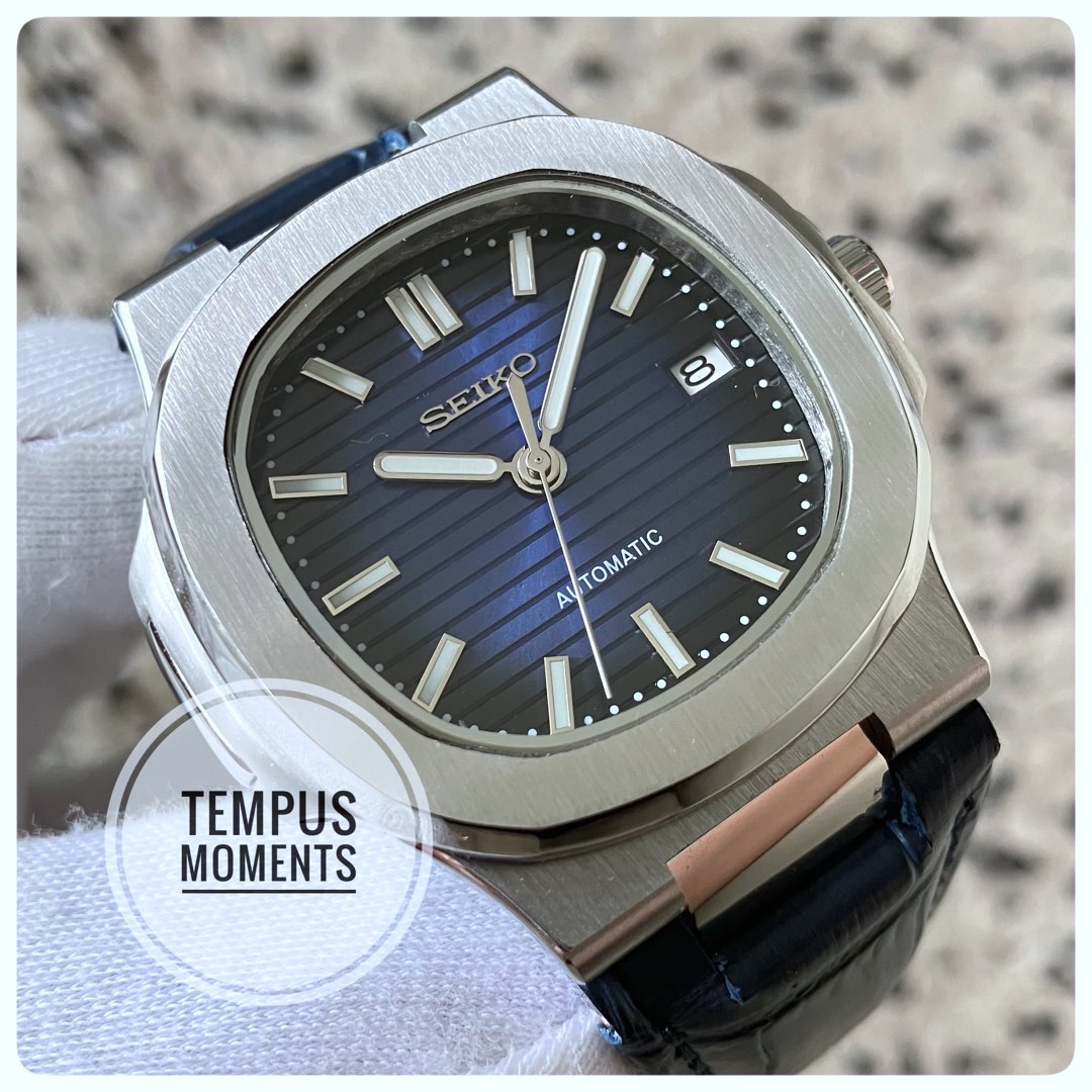 Seiko clearance nautilus blue