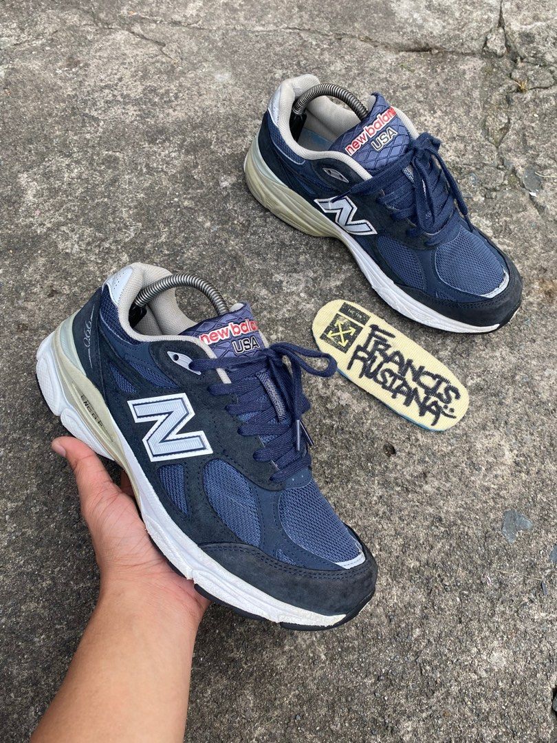 New Balance 990 V3 Navy Heritage Edition Men s Fashion