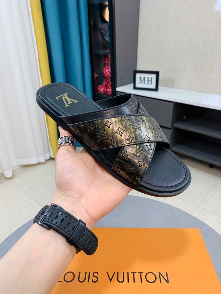 Latest louis cheap vuitton palm slippers