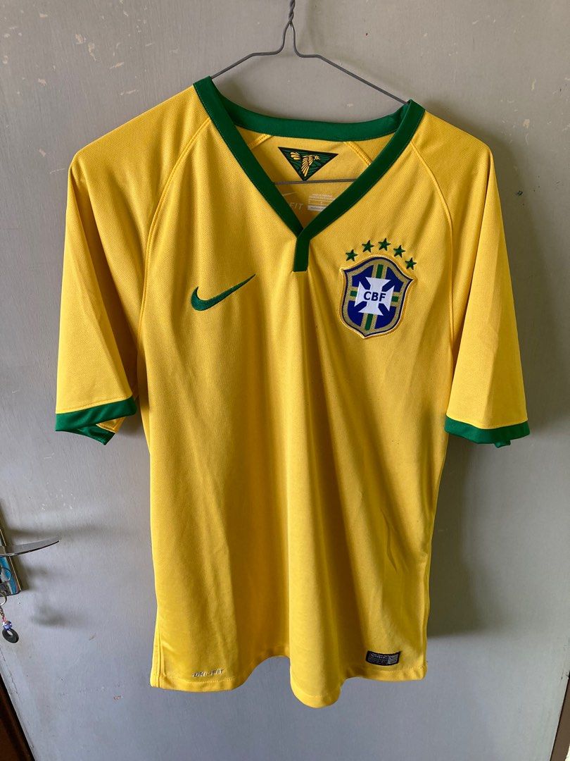 Nike Brazil Home Jersey Original size S, Men's Fashion, Activewear