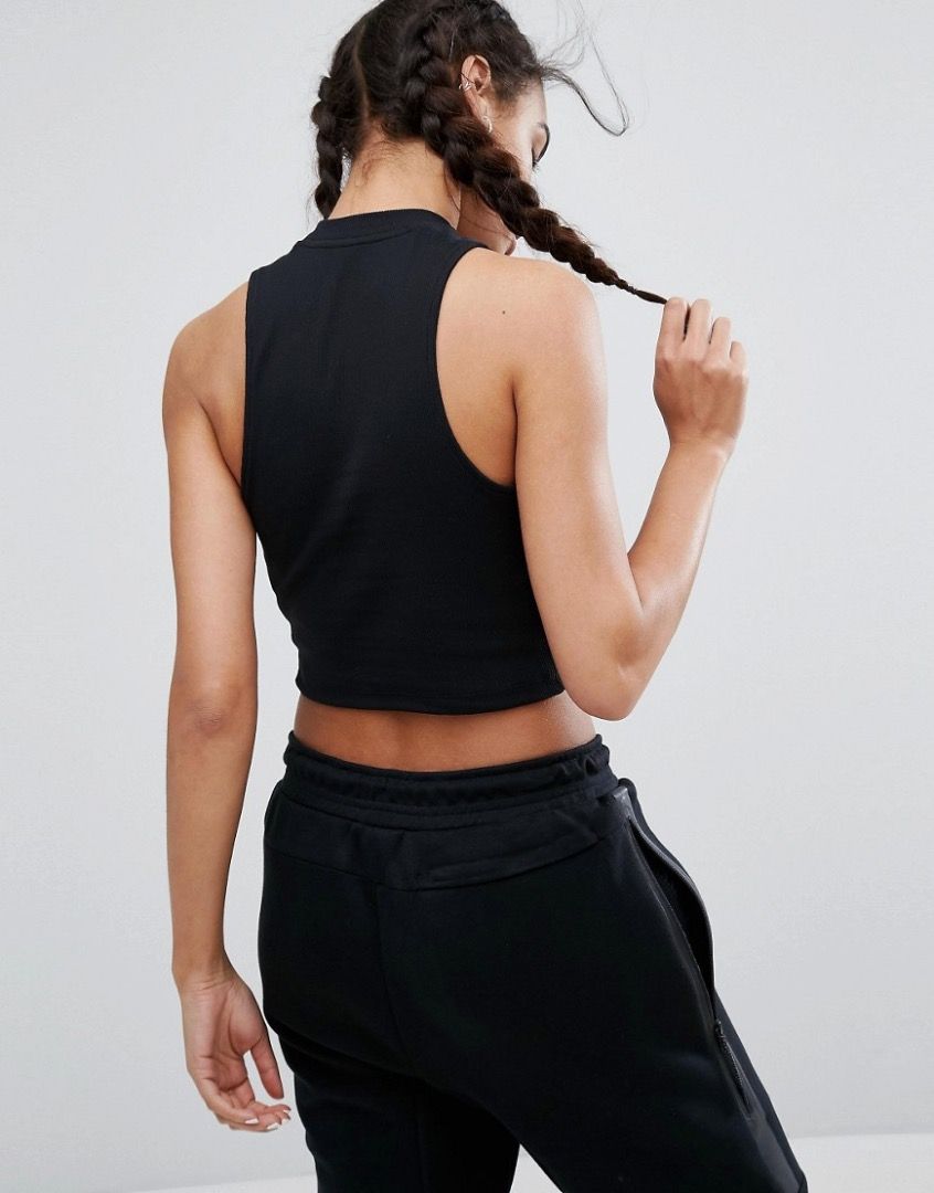 Nike high neck tank top discount