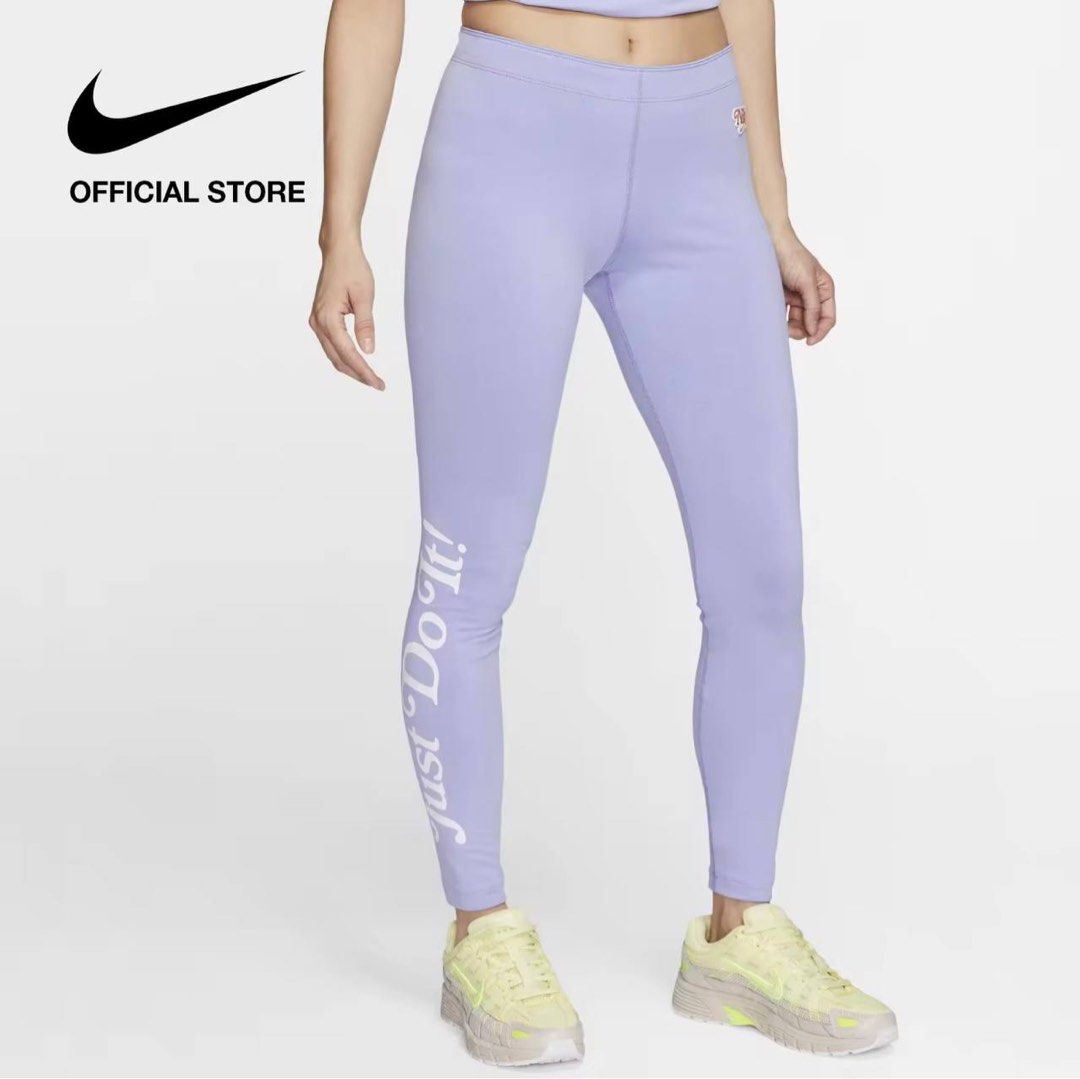 Nike Purple Leggings, Women's Fashion, Activewear on Carousell