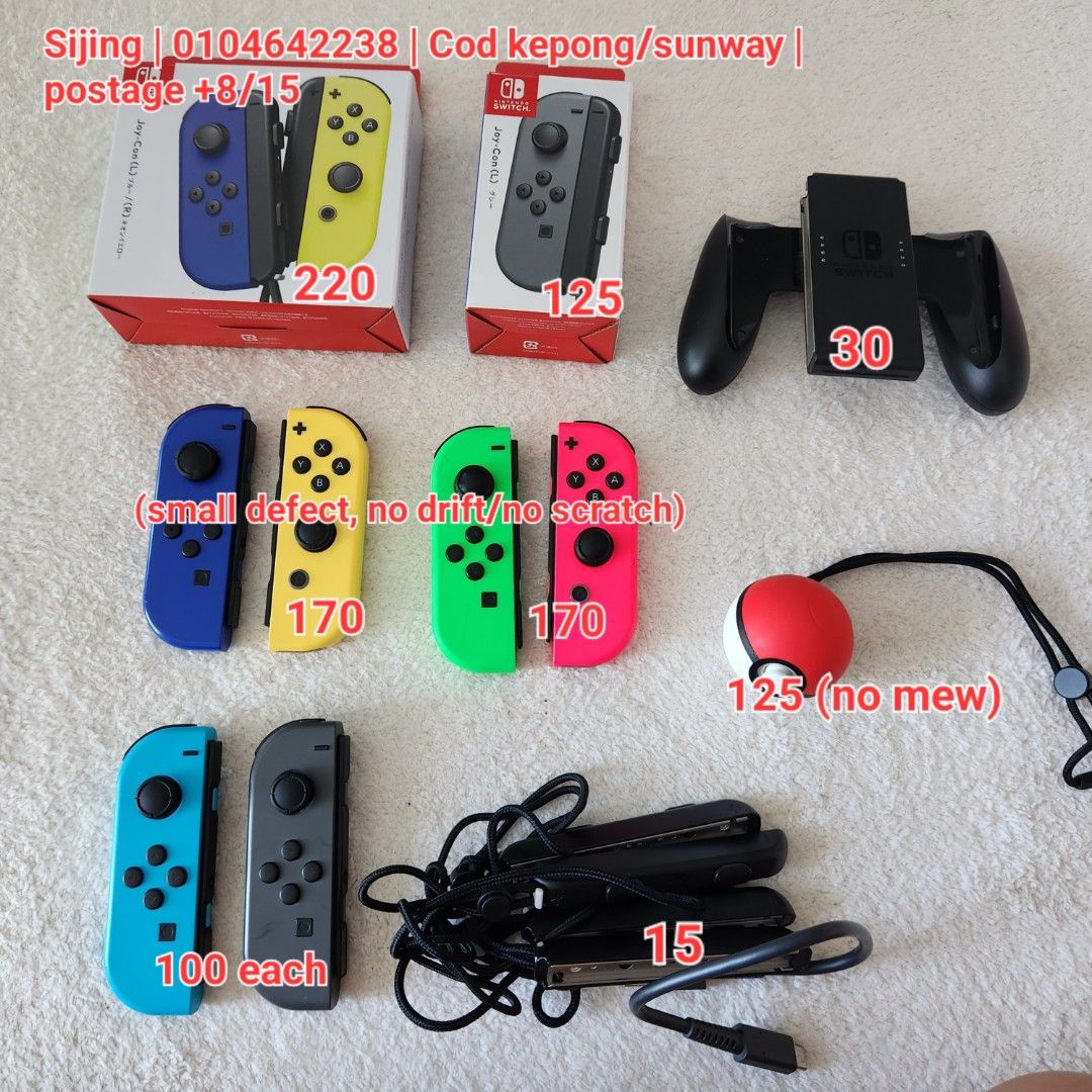 Nintendo switch used joycons store