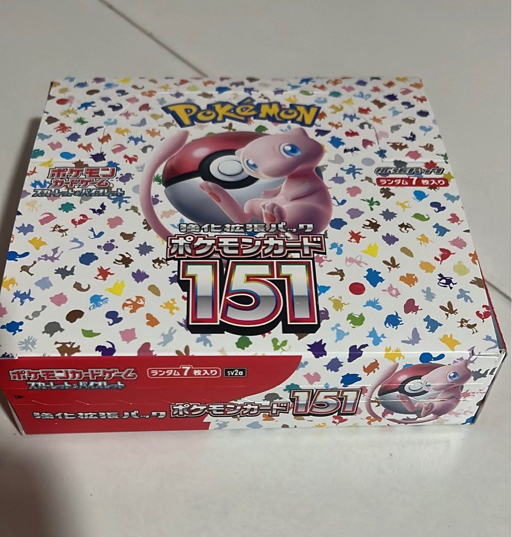No shrink wrap) Pokemon TCG: 151 Booster Box, Hobbies & Toys, Toys & Games  on Carousell