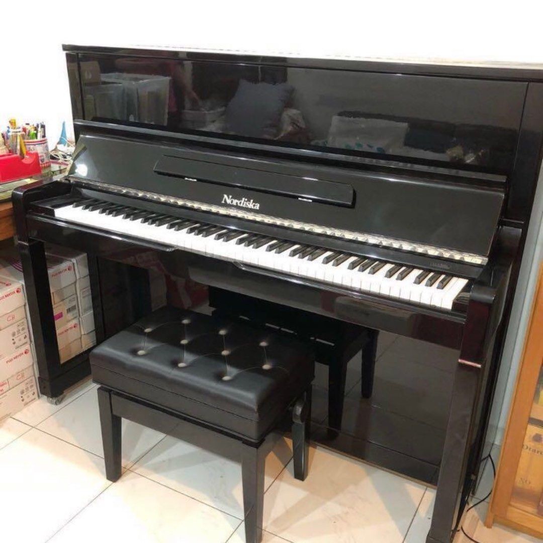 Nordiska shop upright piano
