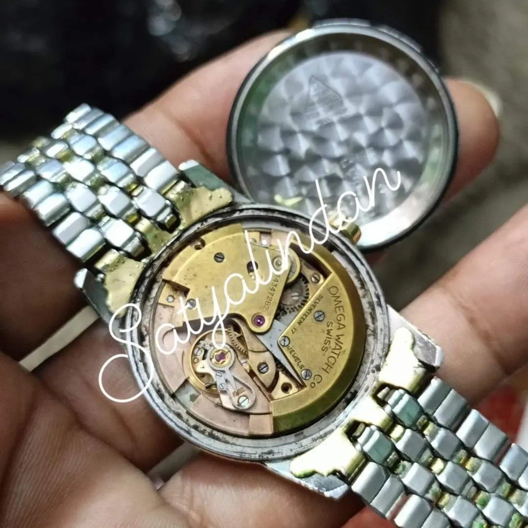 OMEGA Seamaster GOLD TOP AUTOMATIC ORIGINAL SWISS, Fesyen Pria