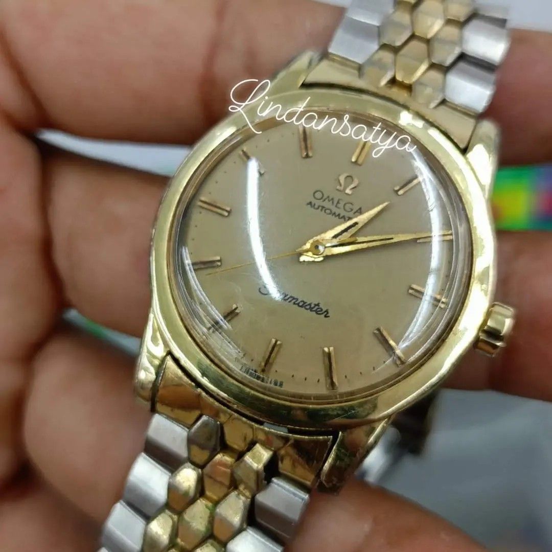 OMEGA Seamaster GOLD TOP AUTOMATIC ORIGINAL SWISS, Fesyen Pria