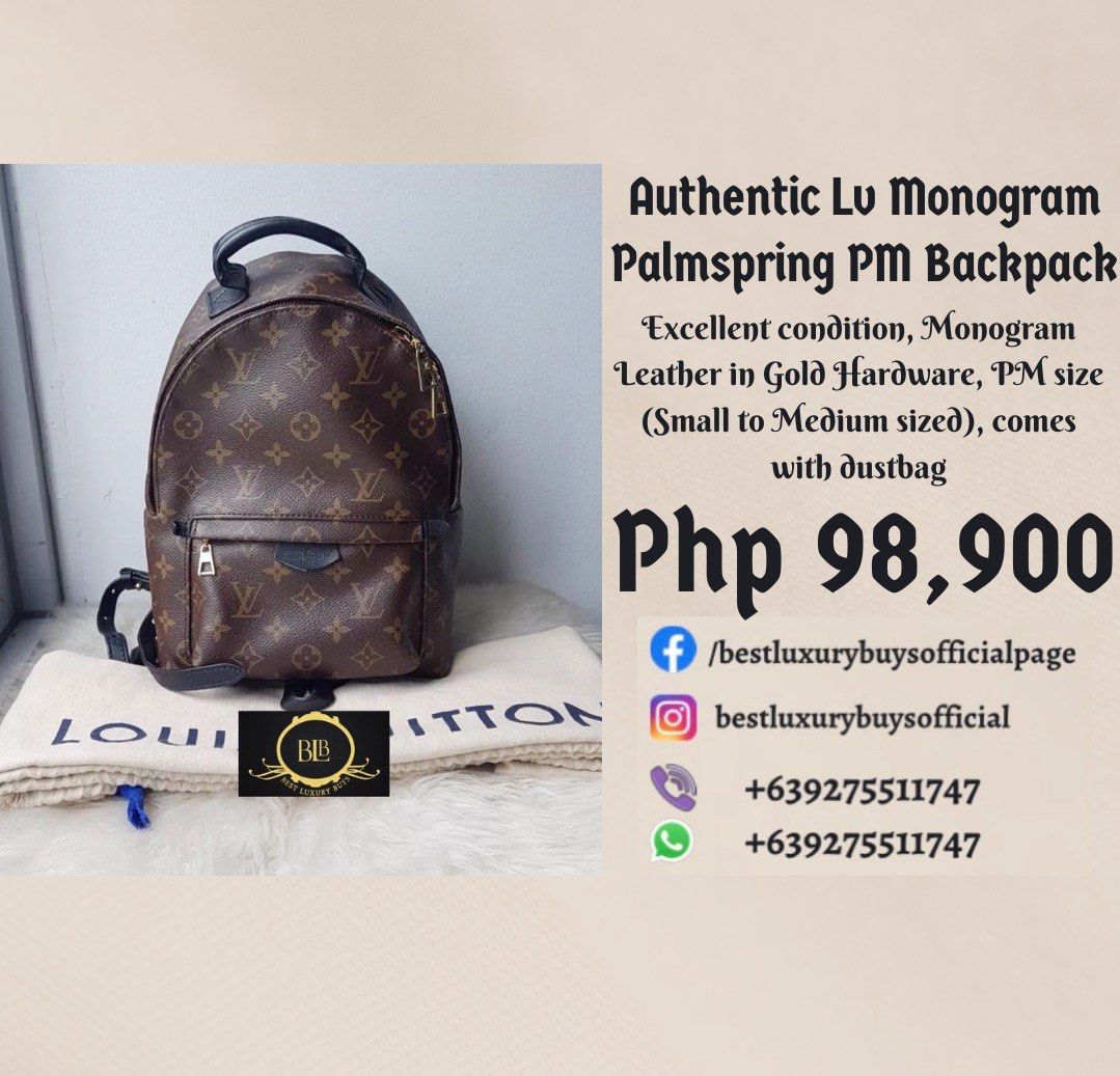 LV Backpack Vintage, Luxury, Bags & Wallets on Carousell