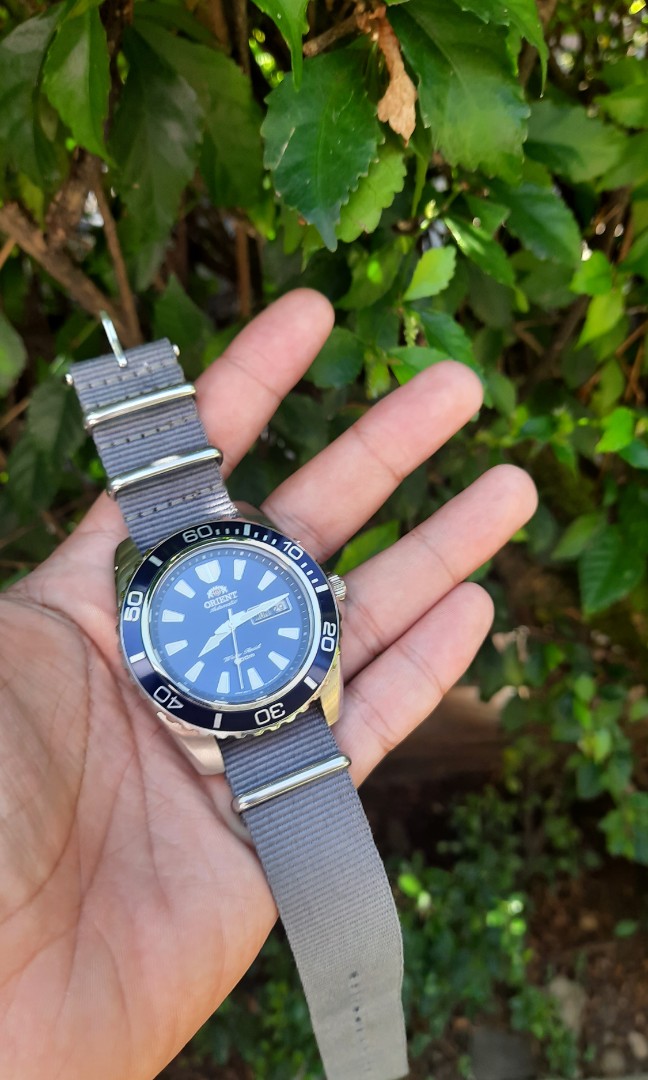 腕時計 ダイバーズウォッチ オリエント ORIENT 自動巻 サブマリーナ マコ XL - 腕時計、アクセサリー