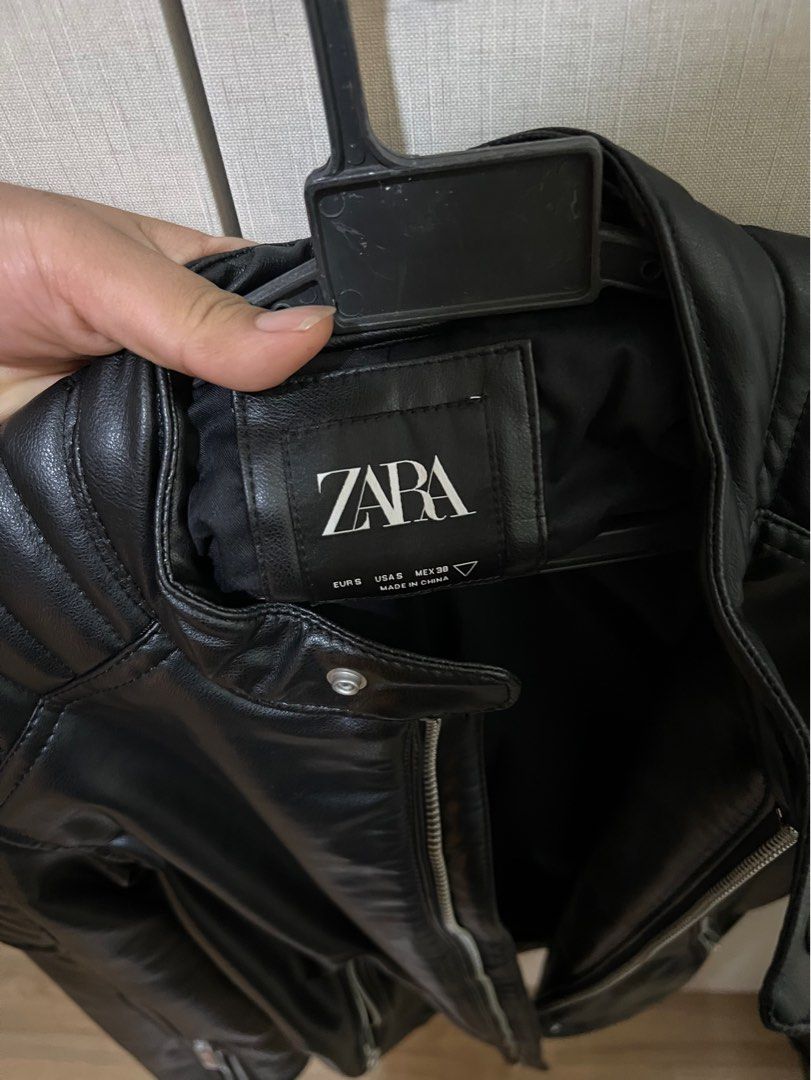 Zara original leather jacket clearance