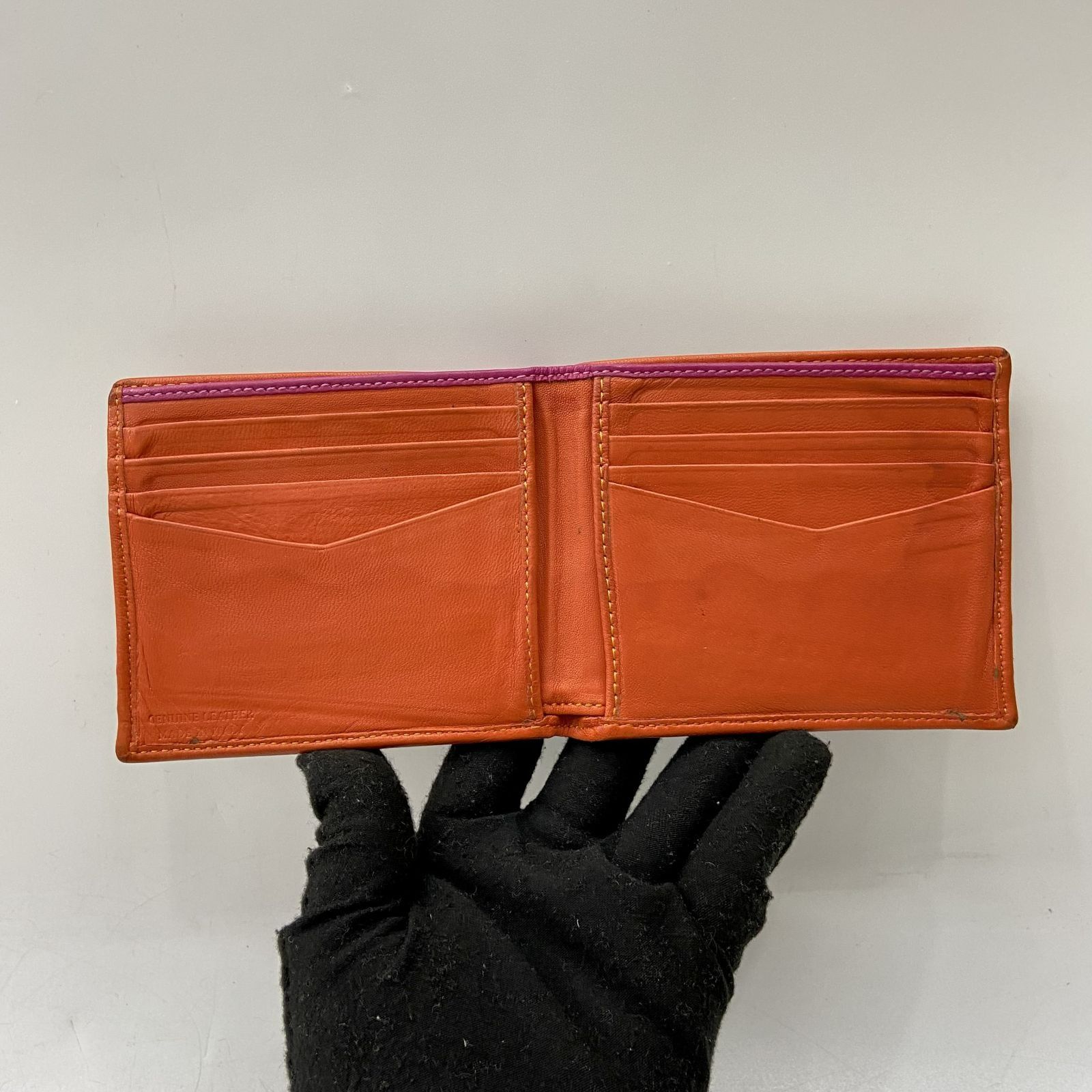 paul smith orange wallet