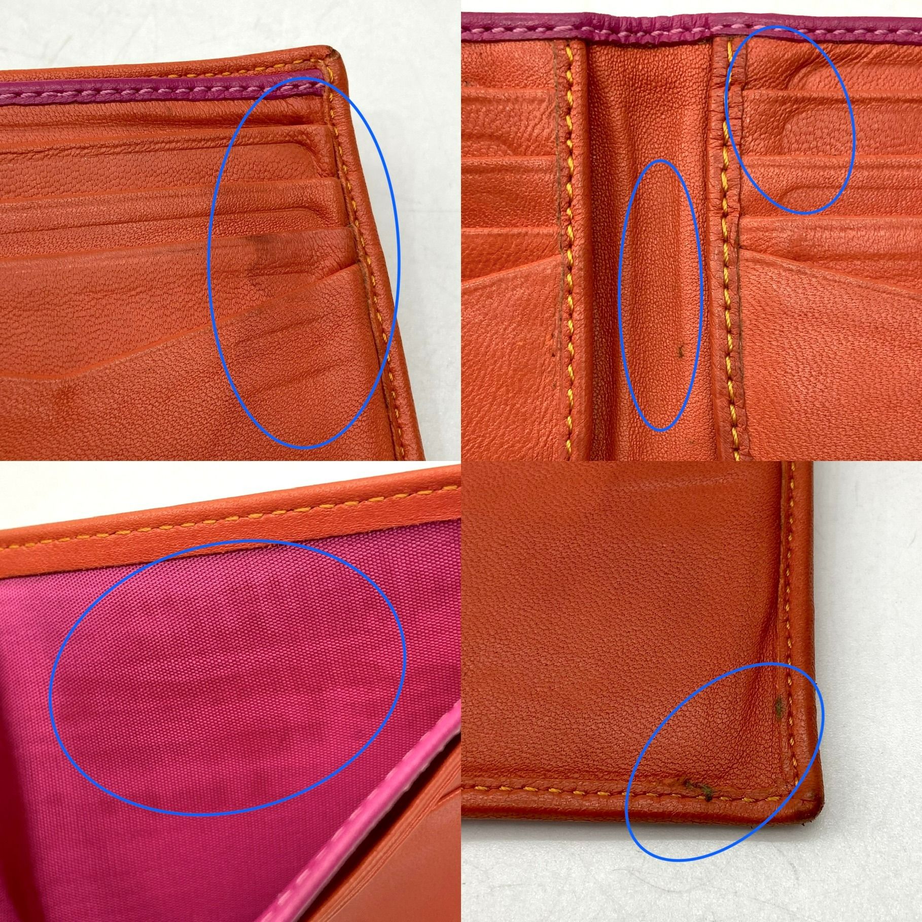 paul smith orange wallet