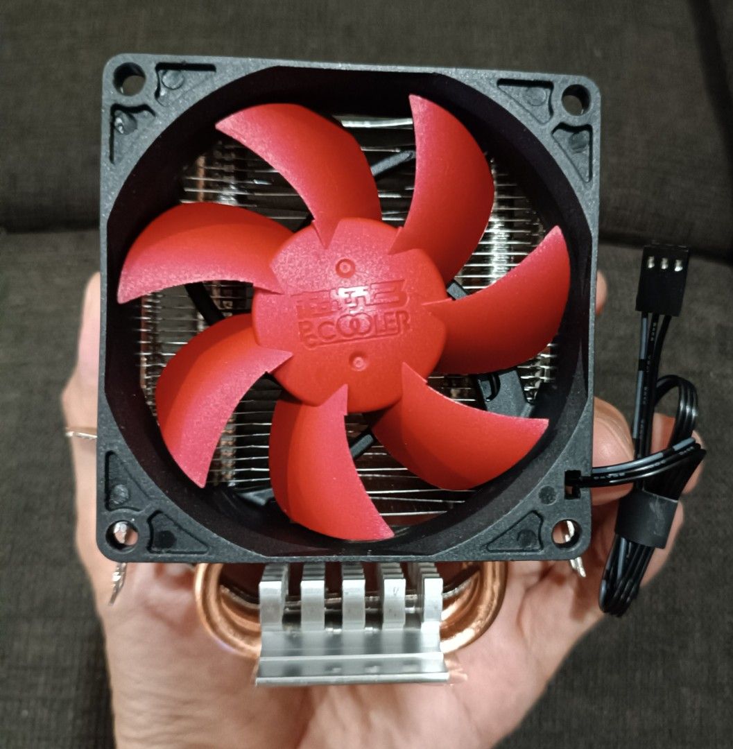 PCCooler HP 825 CPU Cooler 2 Heatpipe Mini Cooler Computers Tech pccooler-hp-825-cpu-cooler-2-heatpipe-mini-cooler-computers-tech
